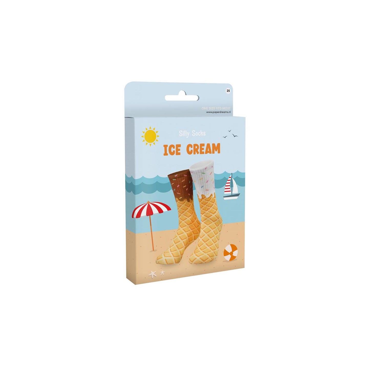Calzini sciocchi gelato di Paperdreams