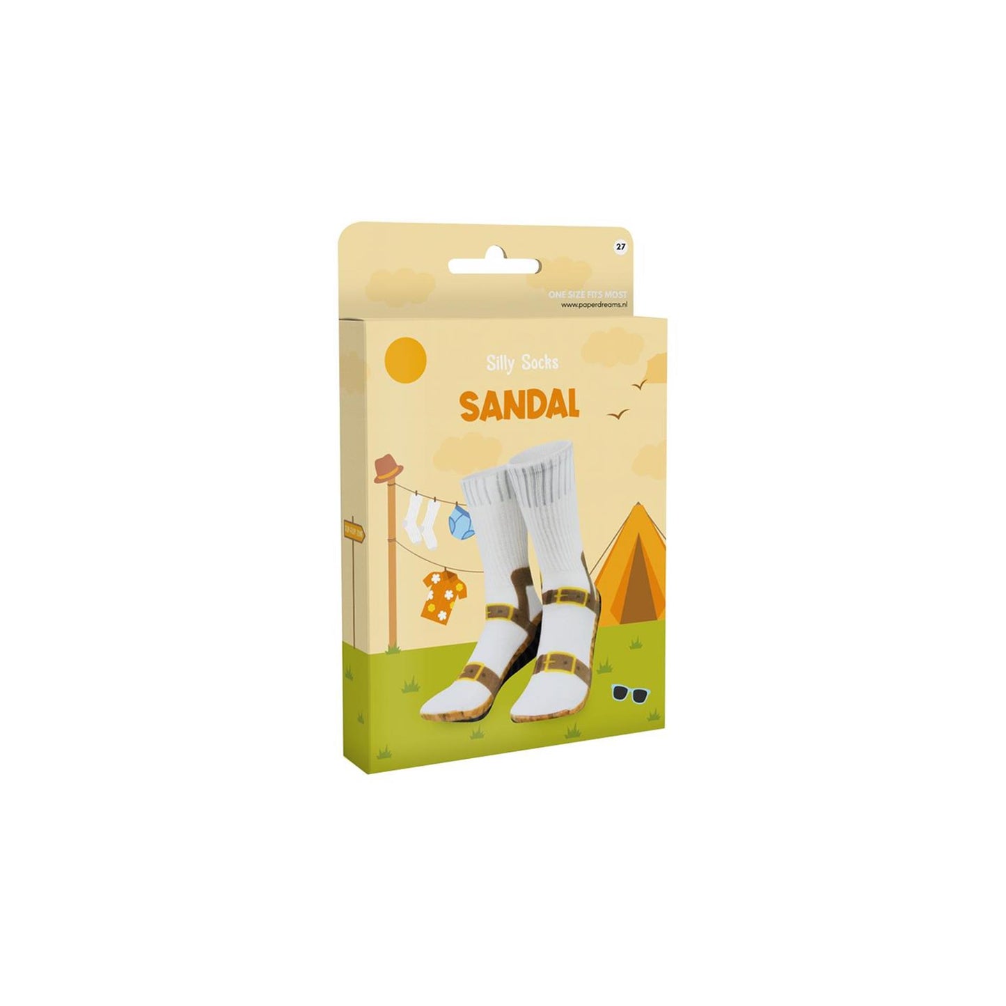 Calzini stupidi Paperdreams - sandalo