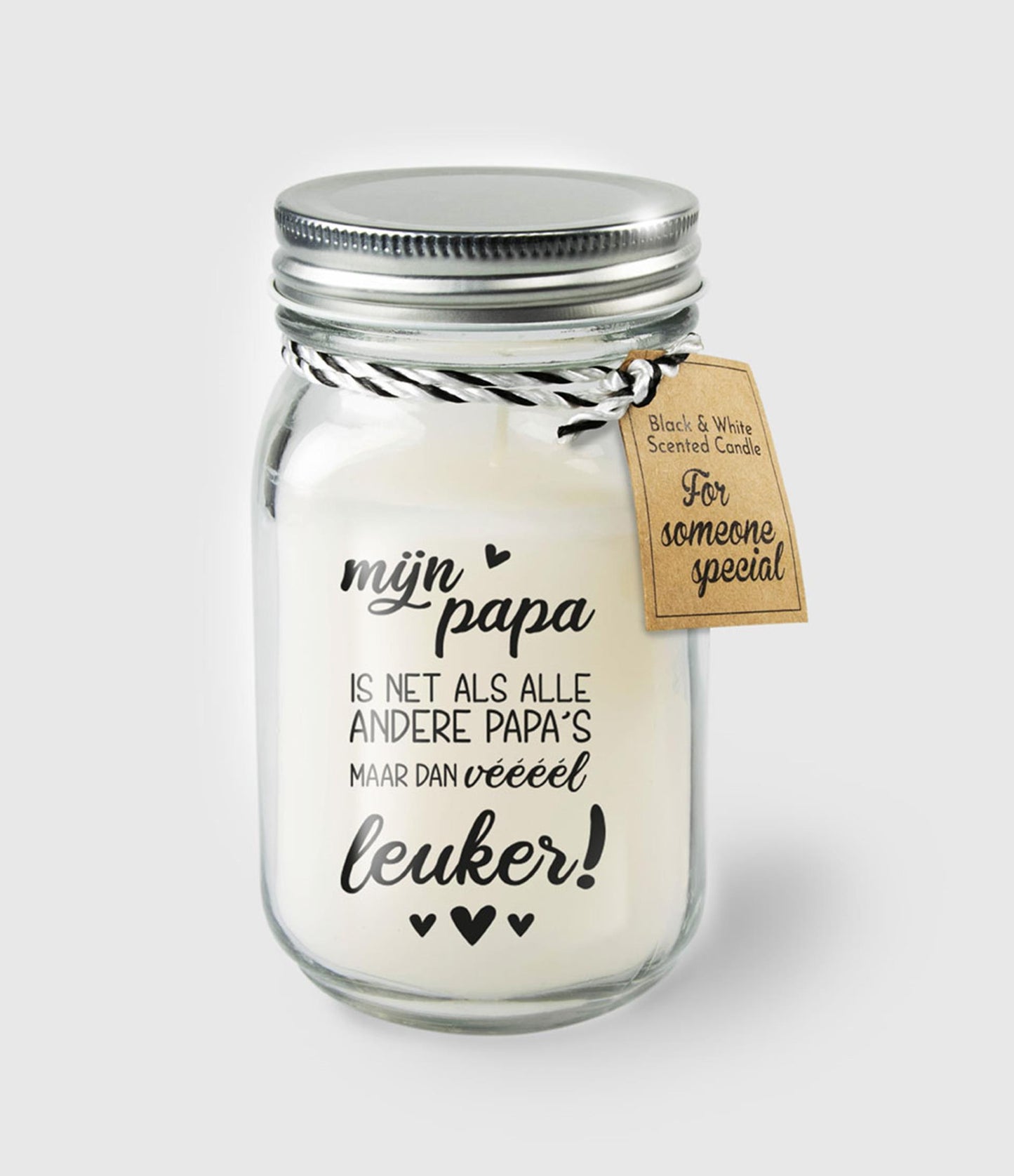 Vela perfumada en vaso Paperdreams - papá