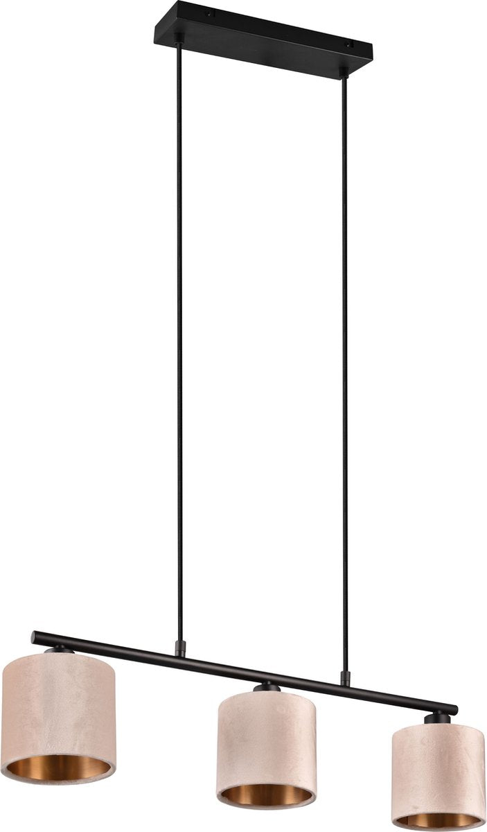 Trio julieta - hanglamp - beige - excl. 3x e14 4 w - plafondbevestiging