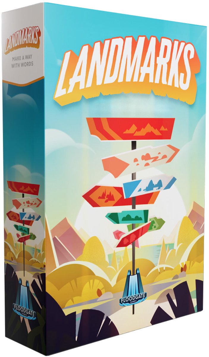 Floodgate games landmarks - coöperatief gezelschapsspel - 2-10 spelers - engels