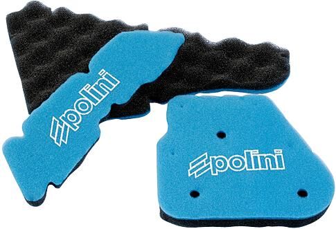 Elemento filtrante de aire de repuesto Polini elemento filtrante de aire de 2 capas azul negro