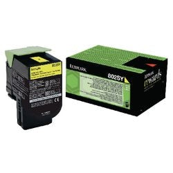 Tóner Lexmark 802s amarillo