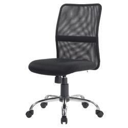 Silla de oficina ness niceday cromo negro, malla