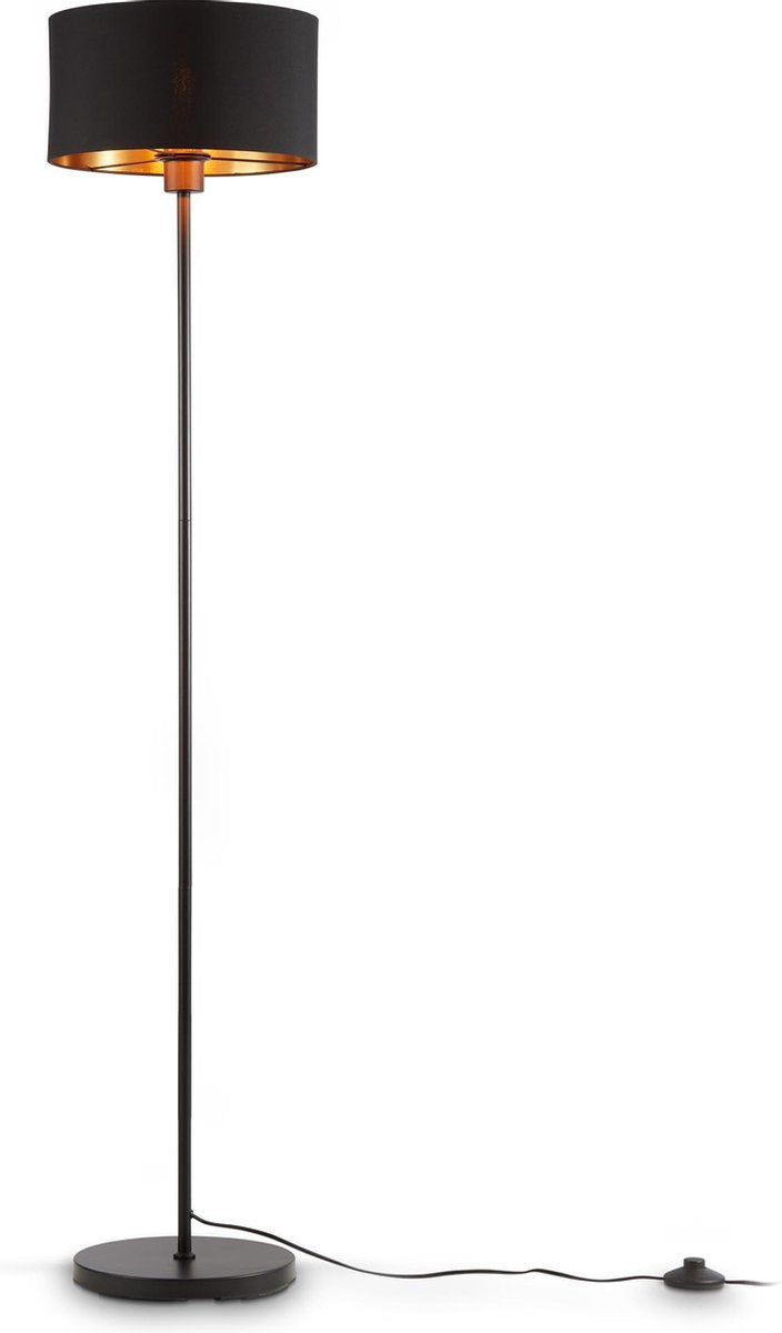 B.k.licht - lámpara de pie - lámpara de salón - lámpara de pie industrial - lámpara de pie - con casquillo E27 - h: 141,5cm