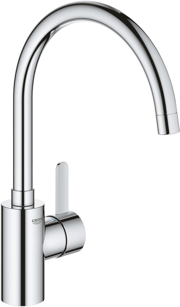 Miscelatore cucina Grohe via cosmopolitan - bocca alta - girevole 150° - cromo