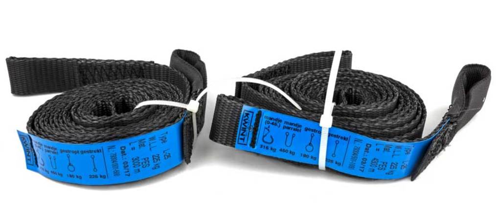 Set di cinghie di sollevamento per sollevatore per biciclette GRS senza marchio da 25 mm