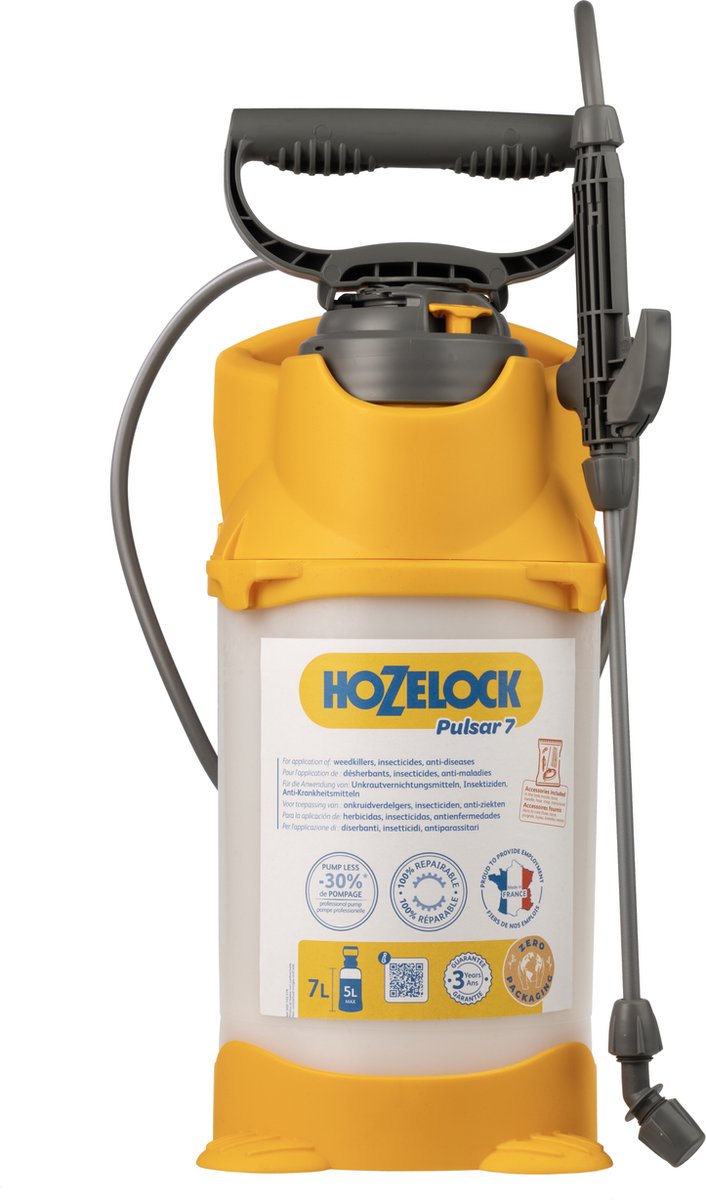 Spruzzatore a pressione Hozelock Pulsar 7 Select - 7 litri