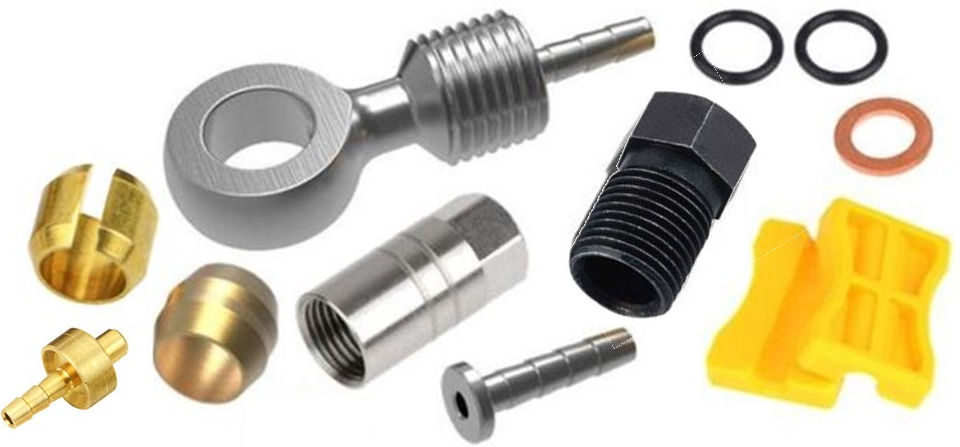 Adaptador establecido para tubería de freno hidráulico Shimano BH90