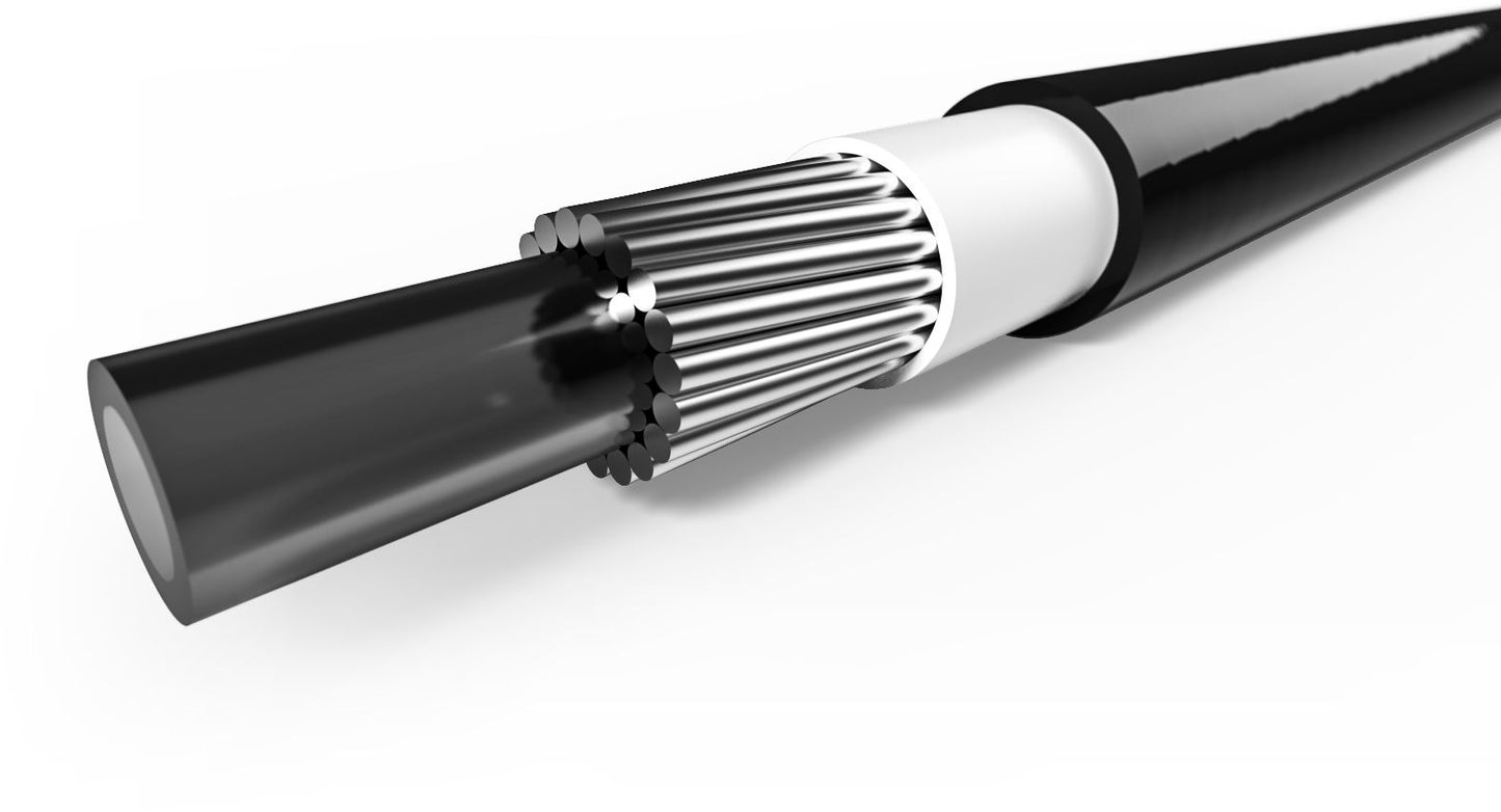 Switch-Brake Outdoor Cable Elvedes con revestimiento Ø4.9 mm de negro trenzado ultra ligero (10 metros en la bolsa)