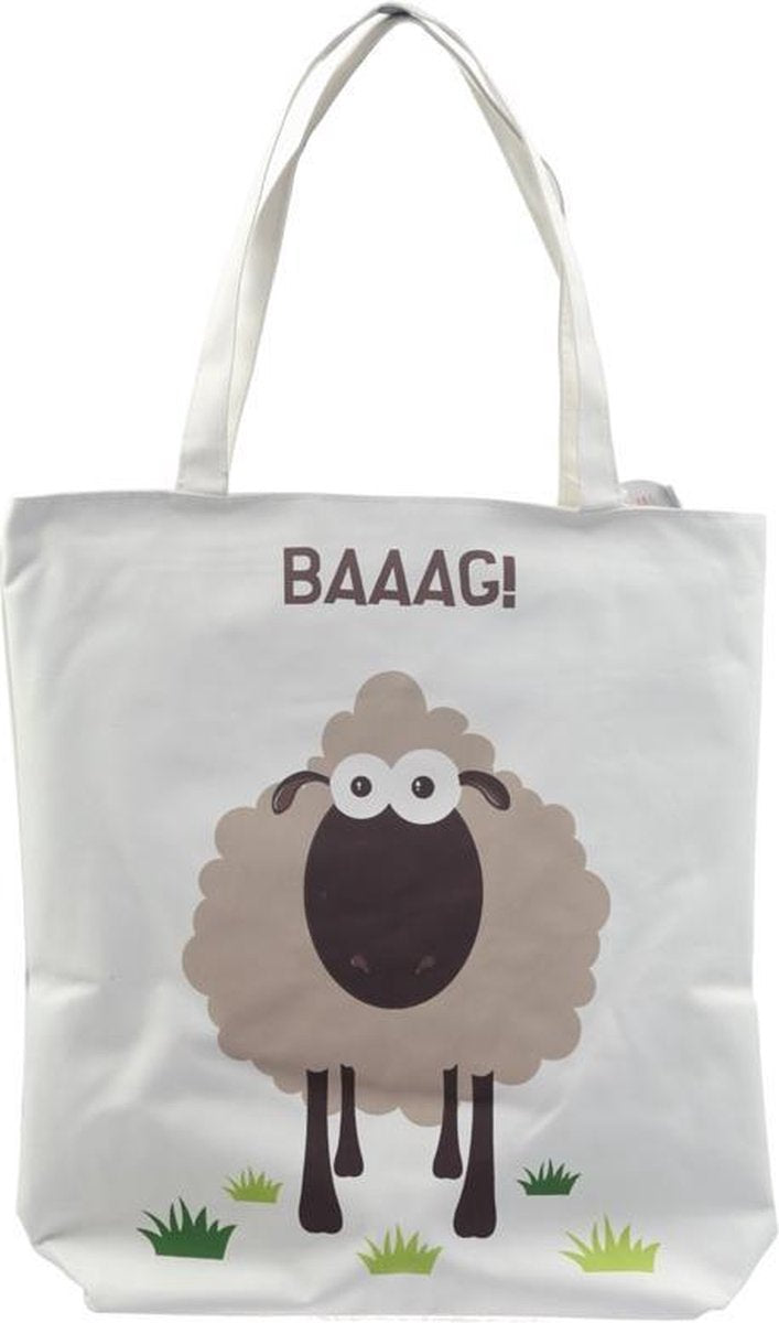 Comprador de bolsas de algodón de oveja con cremallera