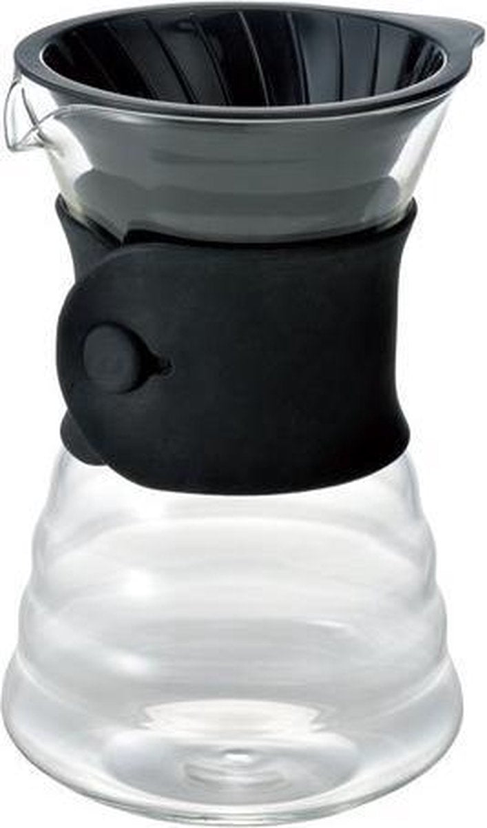 Hario v60 drip decanter - 02 size - met v60 dripper filterpapier - hittebestendig glas