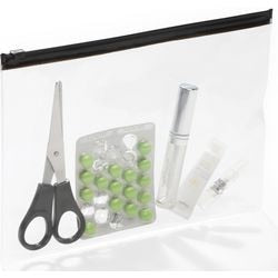 Documenttas zip bag durable a5 transparant