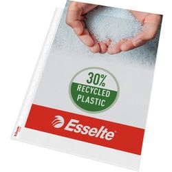 Buste da esposizione Esselte A4 11 fori 70 micron trasparente confezione 100 pezzi