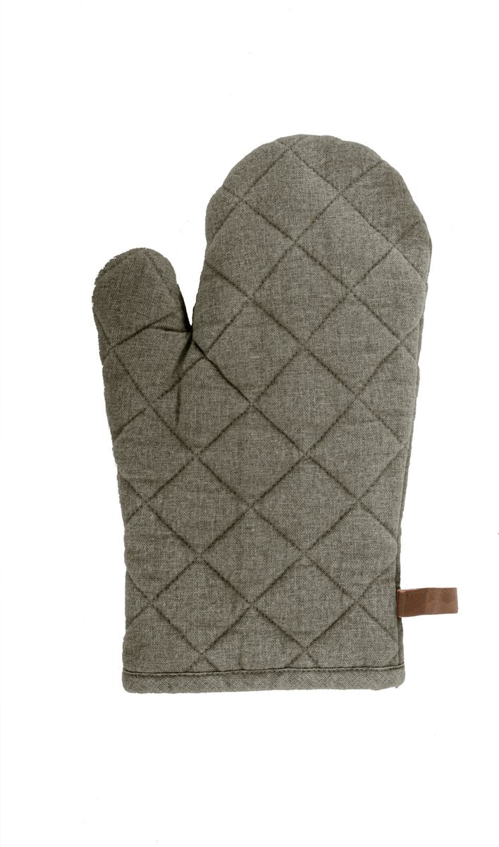 Tiseco ovenwant myrna 18x28cm, olive green