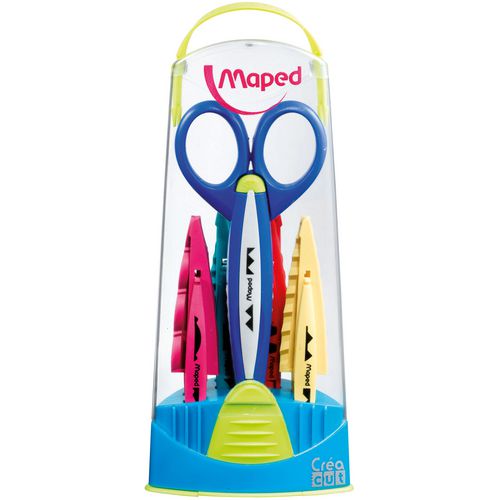 Juego de tijeras dentadas maped 601005