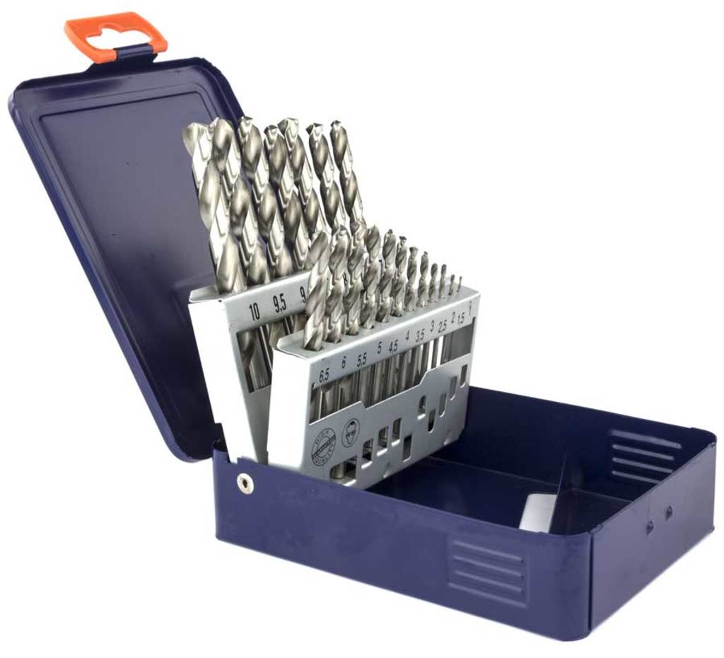 Bofix grs juego brocas 1-10 hss-g casete a-medusa 19uds