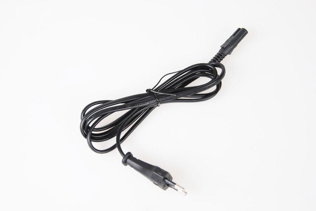 Cavo alimentazione Bosch ebp 230v caricabatterie euro 2 poli nero