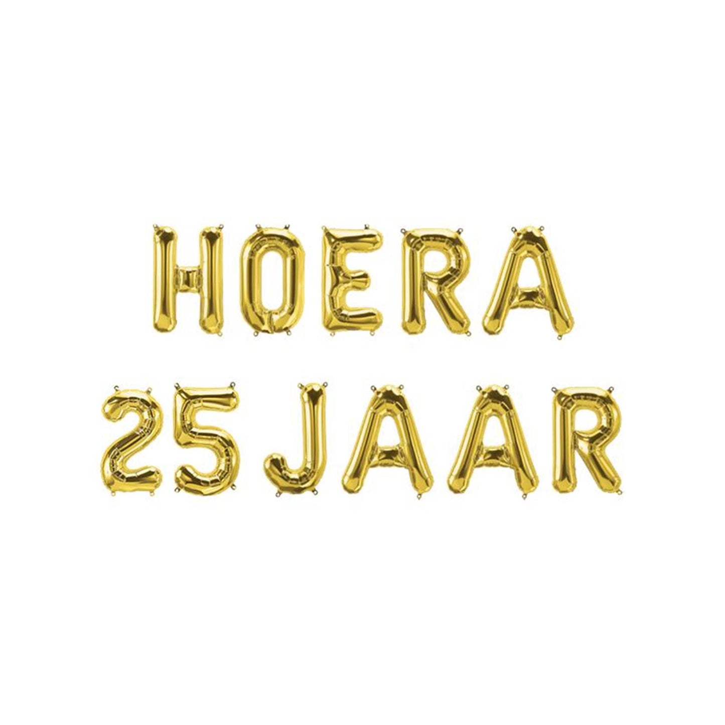 Ghirlanda di palloncini foil Paperdreams - Evviva 25 anni