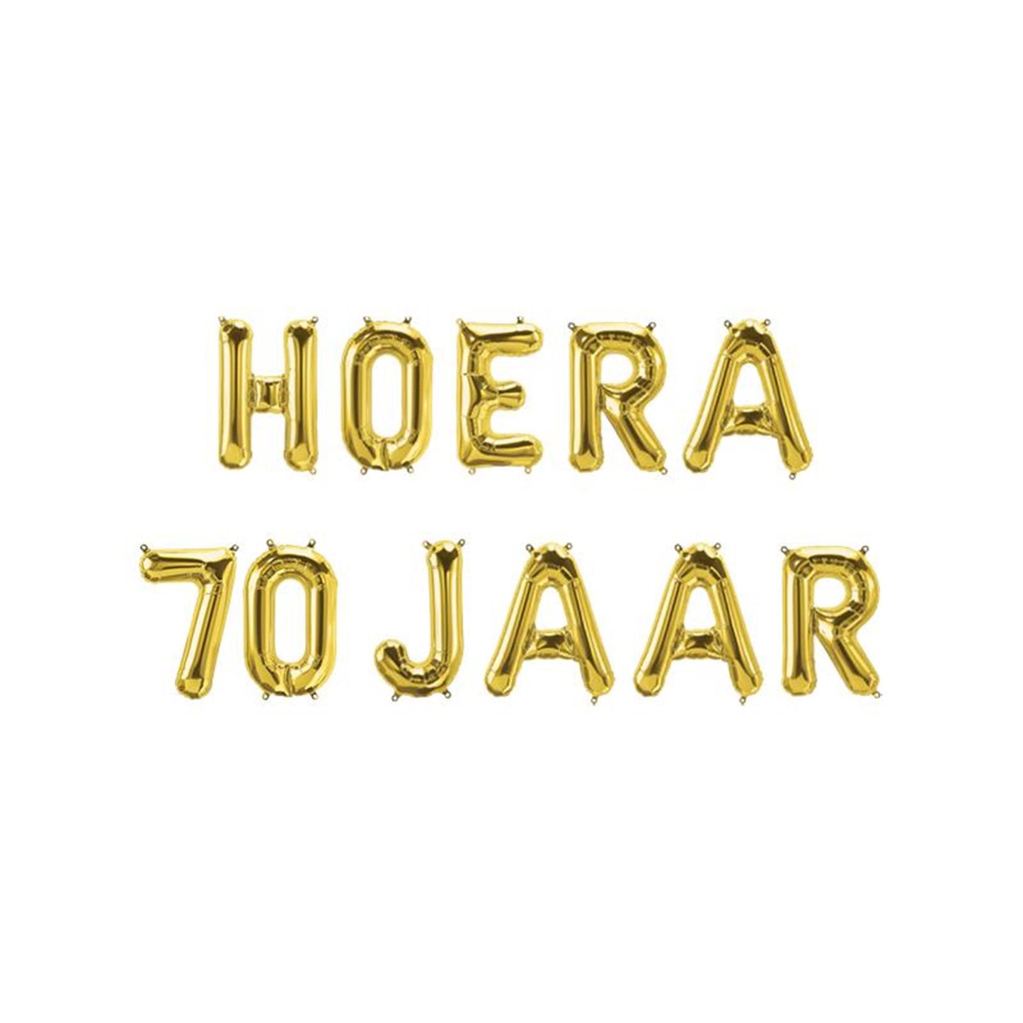 Ghirlanda di palloncini foil Paperdreams - evviva 70 anni