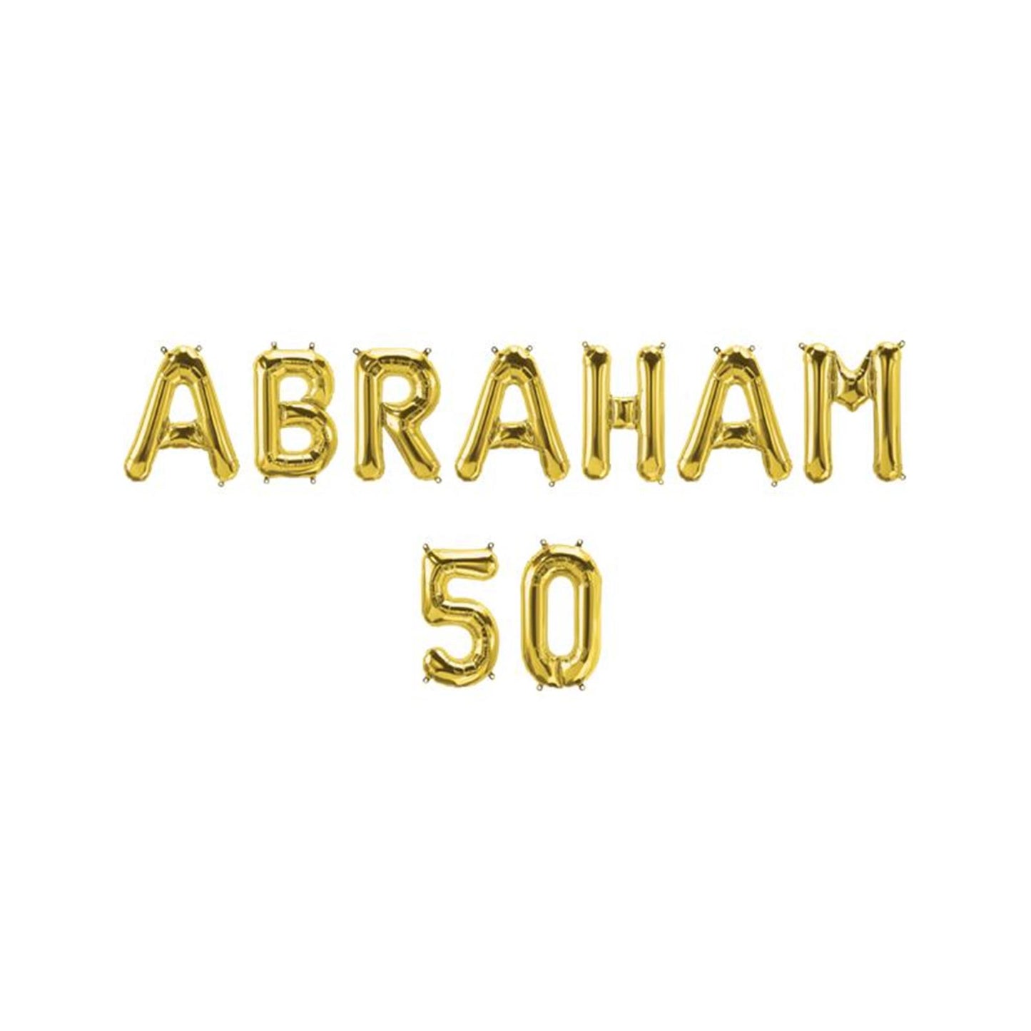 Ghirlanda di palloncini foil Paperdreams - Abraham 50