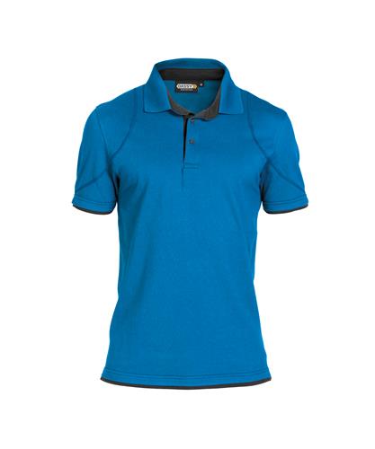 Polo Dassy orbital azzurro blu grigio s