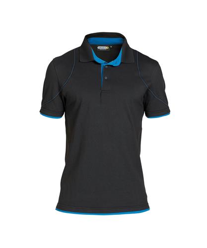 Polo Dassy orbital nera azzurro s