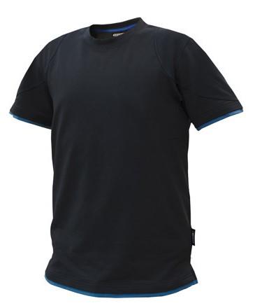 T-shirt Dassy cinetica nera azzurro blu l