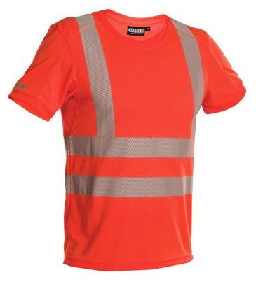 T-shirt Dassy carter rosso fluorescente xl