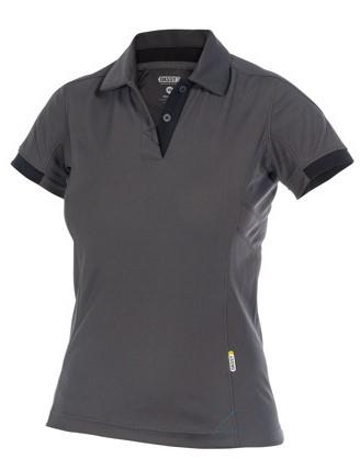 Dassy polo traxion donna grigio nero l