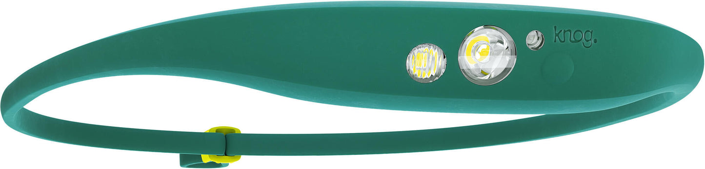 Lampada frontale Knog quokka lampada frontale quokka verde acqua lime