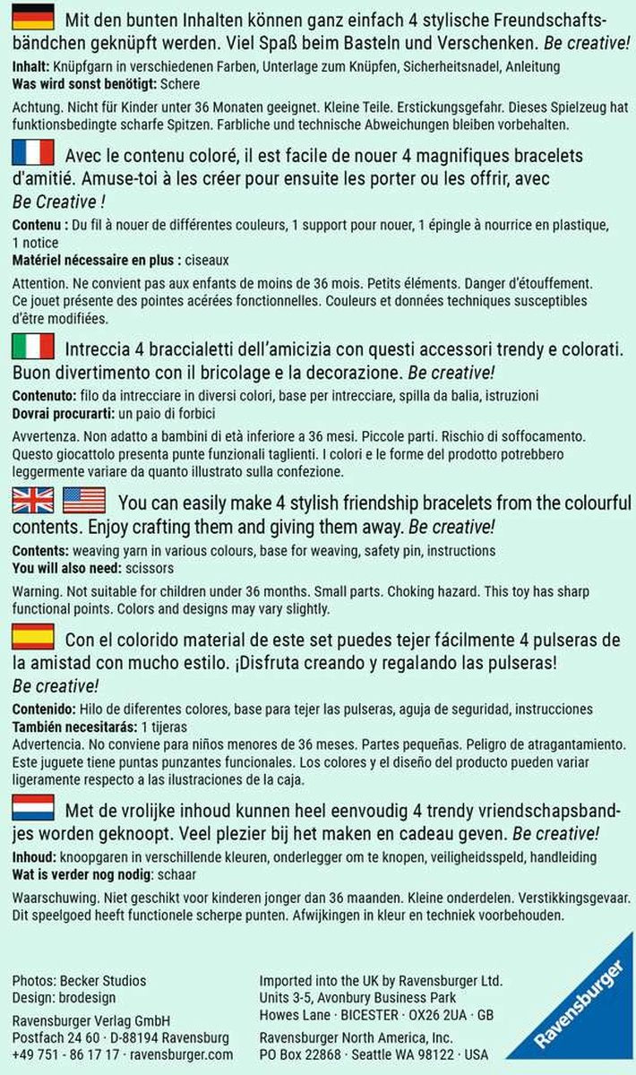 Ravensburger 18248 giocattoli per arti e mestieri