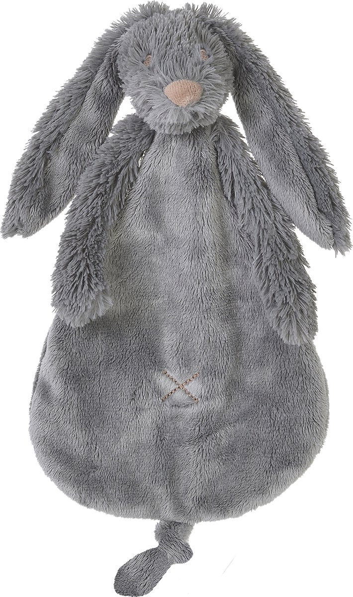 Panno da coccole Happy Horse Rabbit Richie - grigio scuro - regalo per bambini