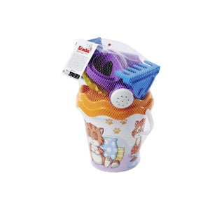 Set bucket gatto a 7 pezzi 32 cm