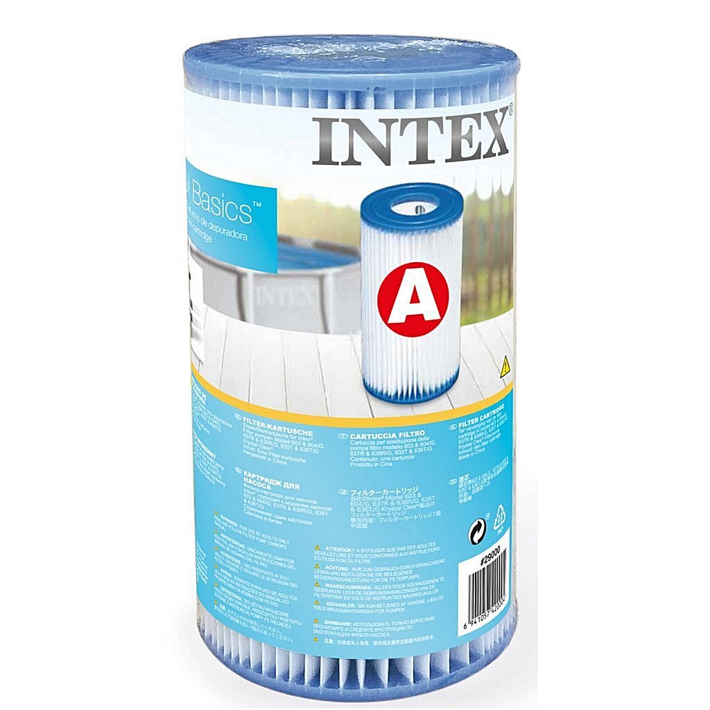 Cartuccia filtro Intex 29000 Tipo A 6 pezzi per piscina 244 305 366 cm