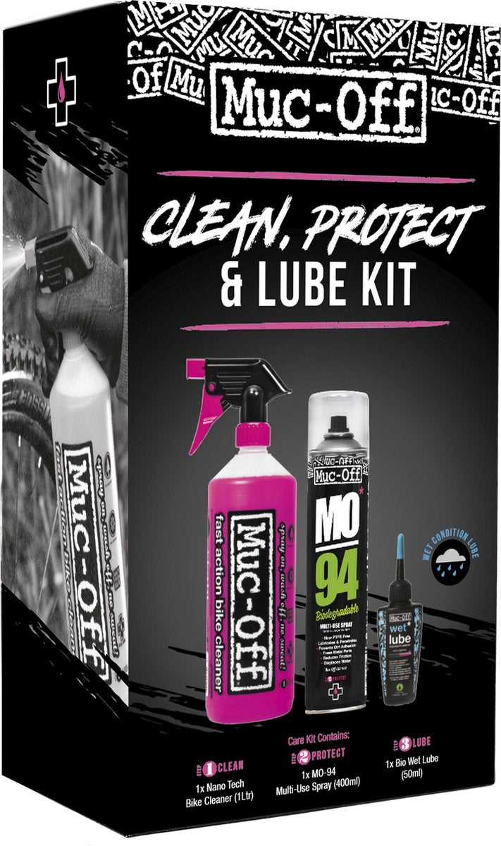 Kit Muc-off per pulire, proteggere e lubrificare