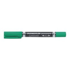 Rotulador permanente staedtler lumocolor permanente duo 348 verde