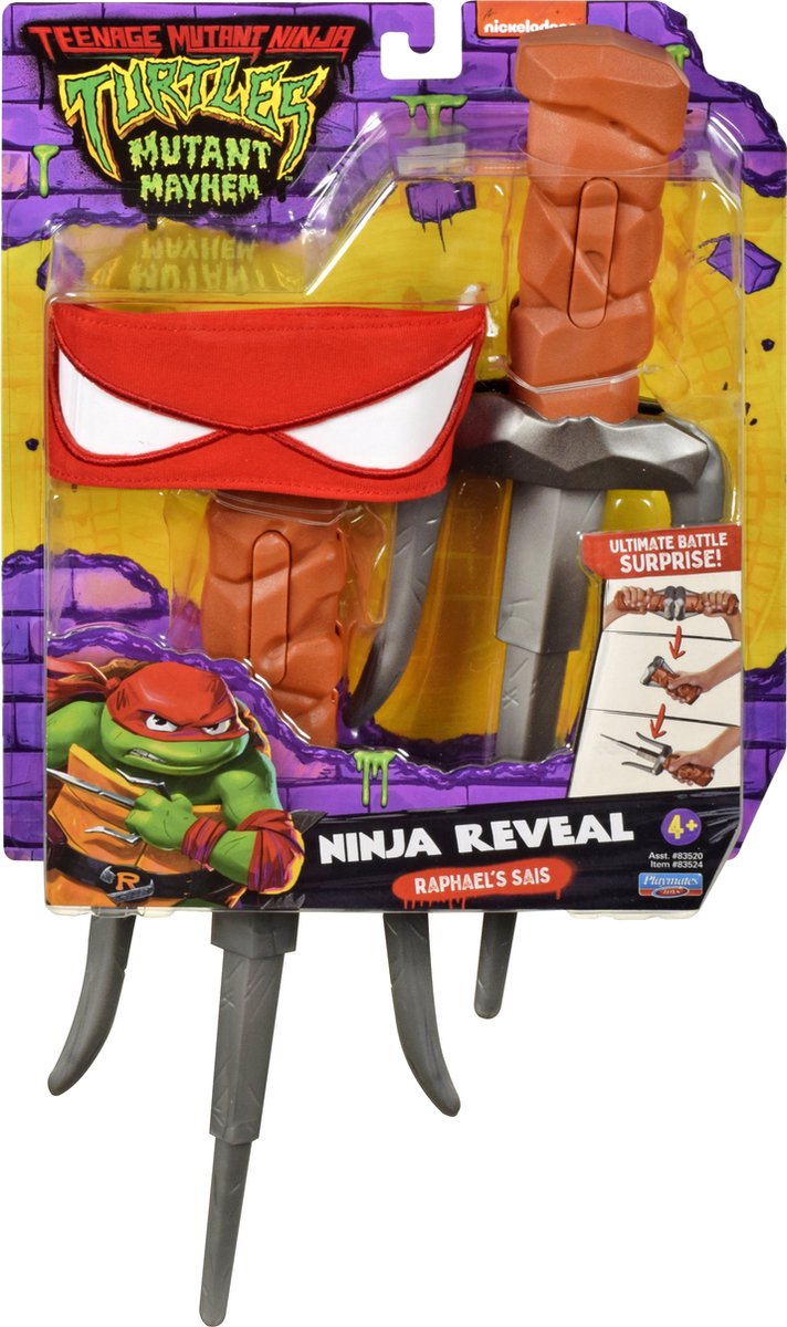 Tortugas ninjas mutantes adolescentes - raphael transforming sai