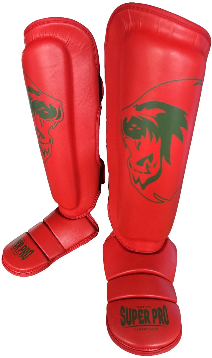 Parastinchi Super Pro Combat Gear Nations Maroc Kids Pu Rosso - Verde XS