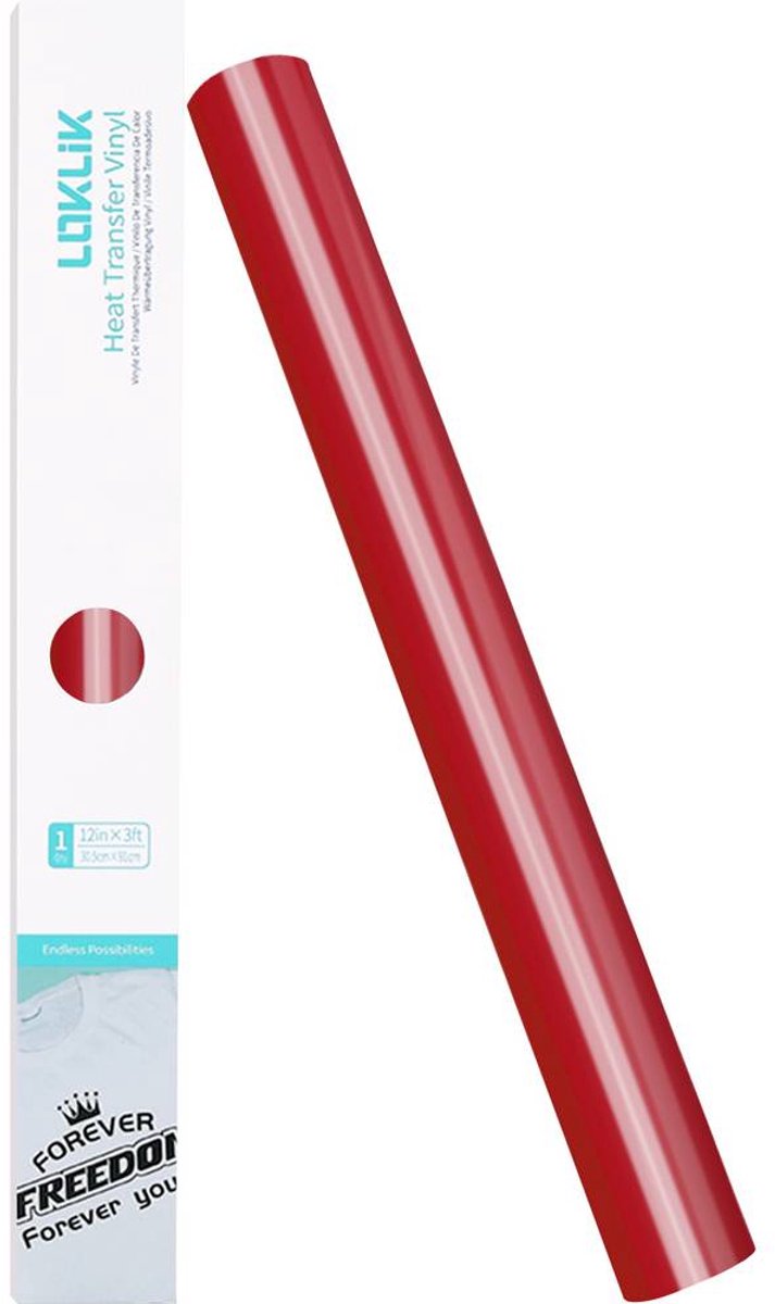 Loklik • pellicola flessibile basic rossa 30,5x180 cm