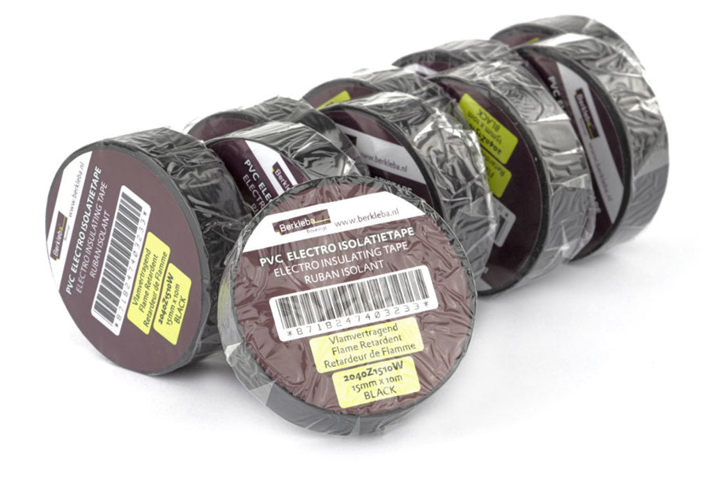 Berkleba cinta pvc 15x10mt negra rollo ds a 10