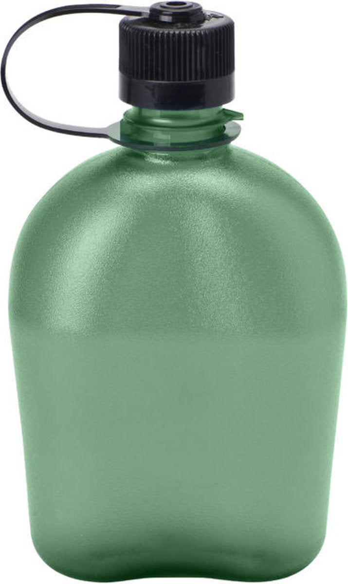 Nalgene - oasis sustentable - follaje verde - botella para beber - cantimplora - botella de agua - a prueba de fugas - 1000ml - sustentable
