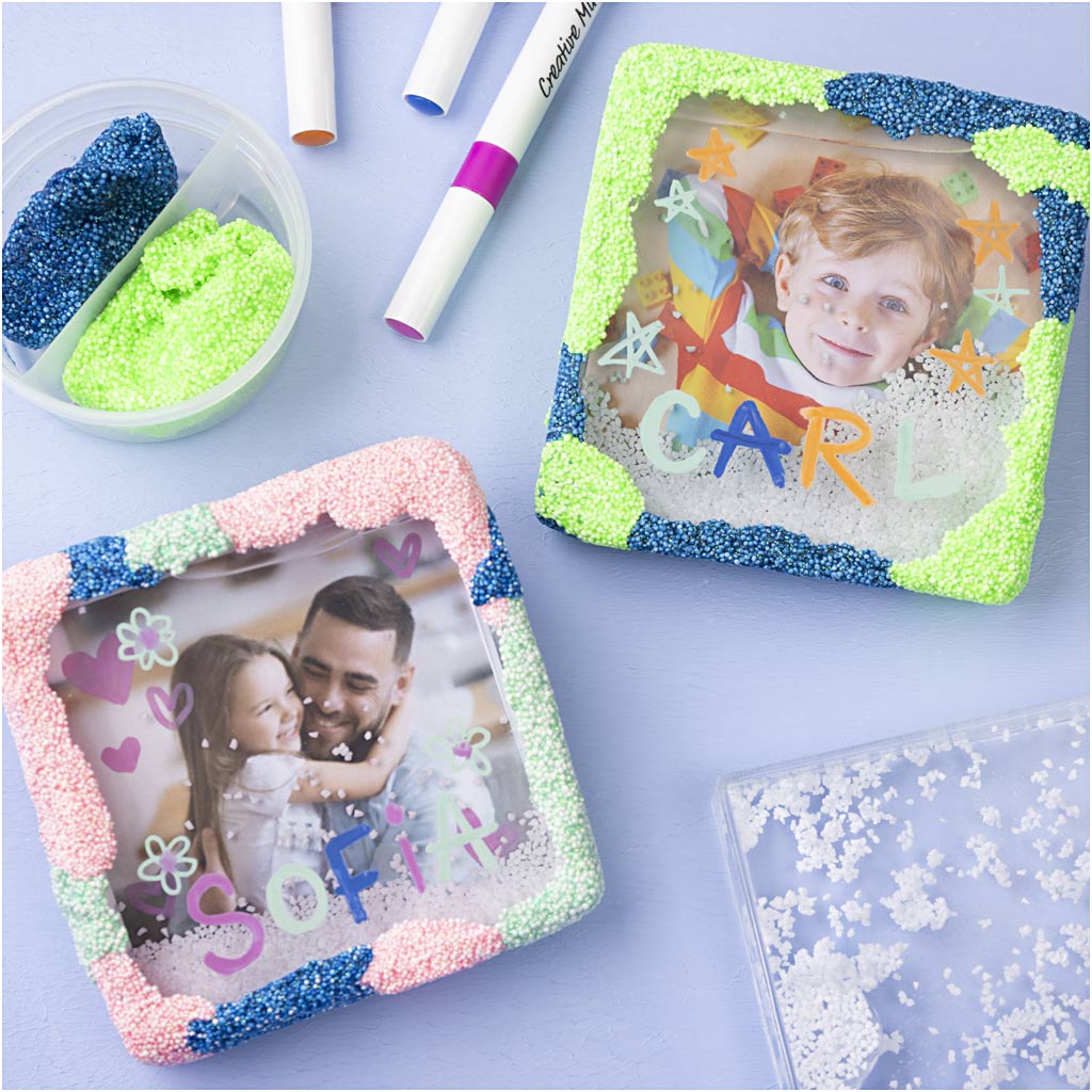Cornice quadrata per agitazione Creativ company misura 11x11 cm spessore 2,2 cm 10 pezzi 1 scatola