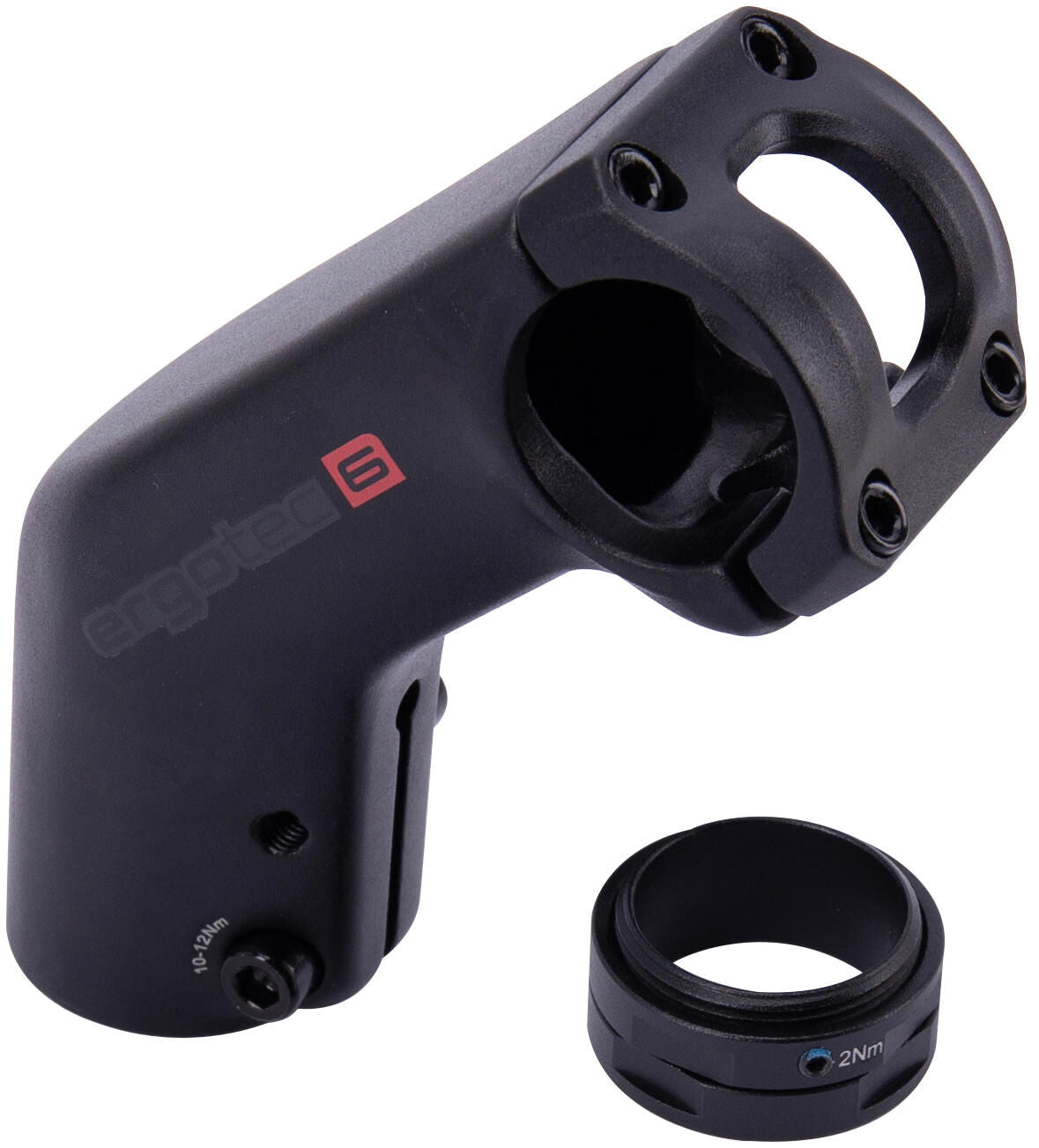 Ergotec STEM Highbarracuda por delante 28.6 31.8, 110 mm, 45 °