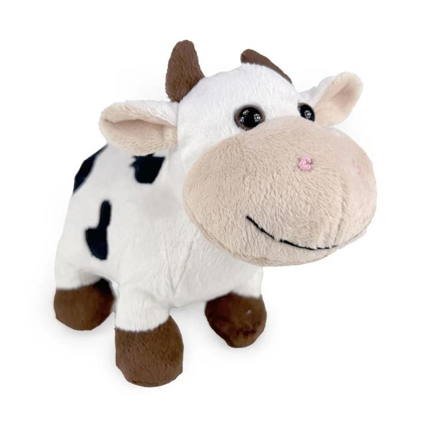 Vaca de peluche 23cm con ojos de cuentas