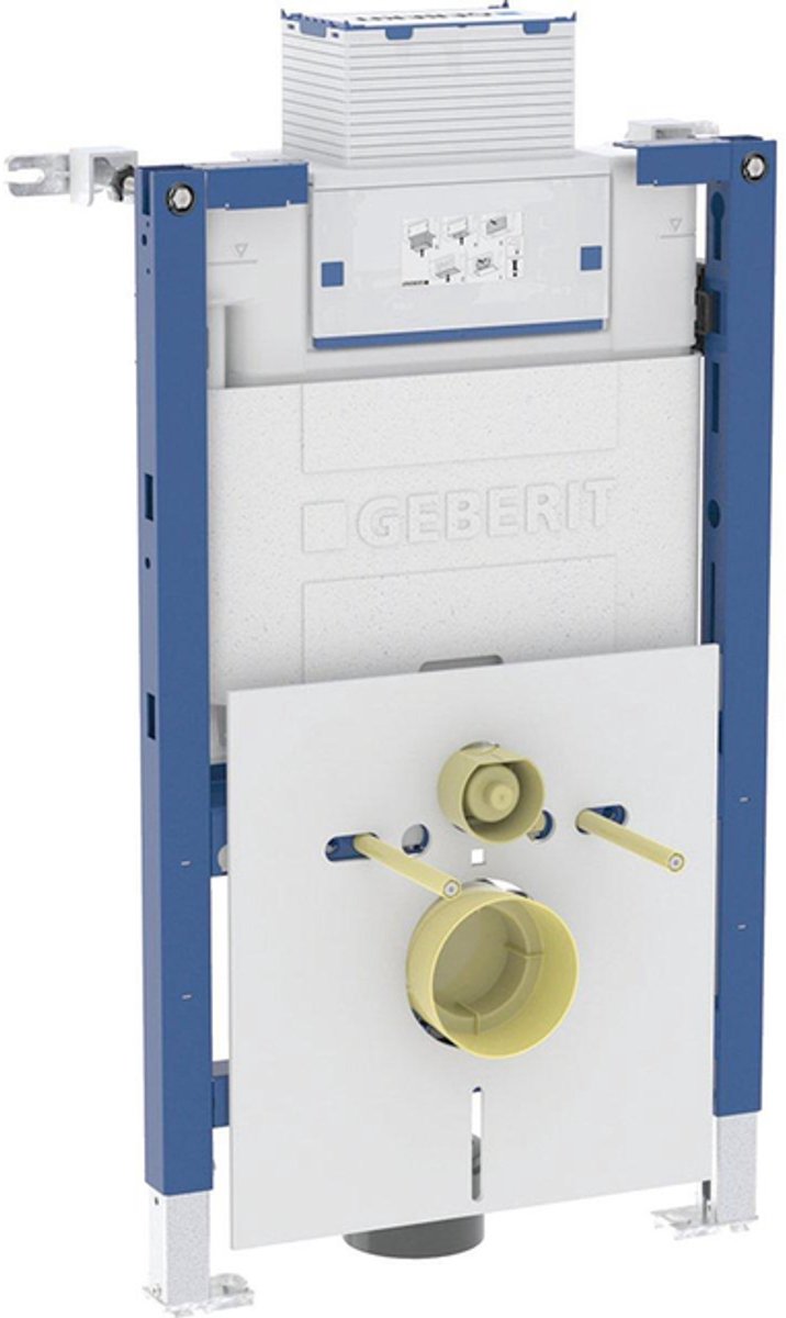 Cassetta da incasso Geberit duofix omega - 82 cm - per WC sospeso - con cassetta da incasso omega 12 cm