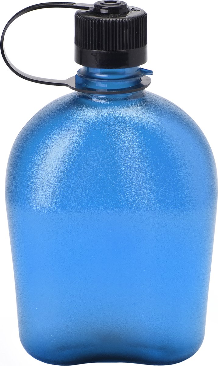 Nalgene - cantimplora oasis - azul - sustentable - botella para beber - cantimplora - botella de agua - 1000ml - a prueba de fugas - sin bpa