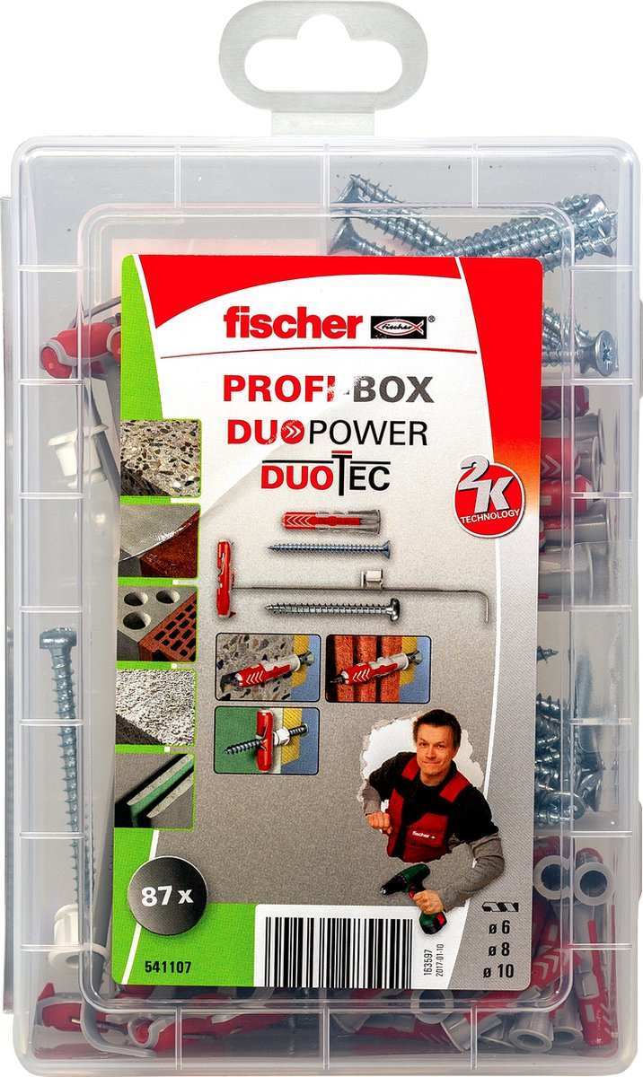 Fischer profi-box duopower e tasselli cavi duotec