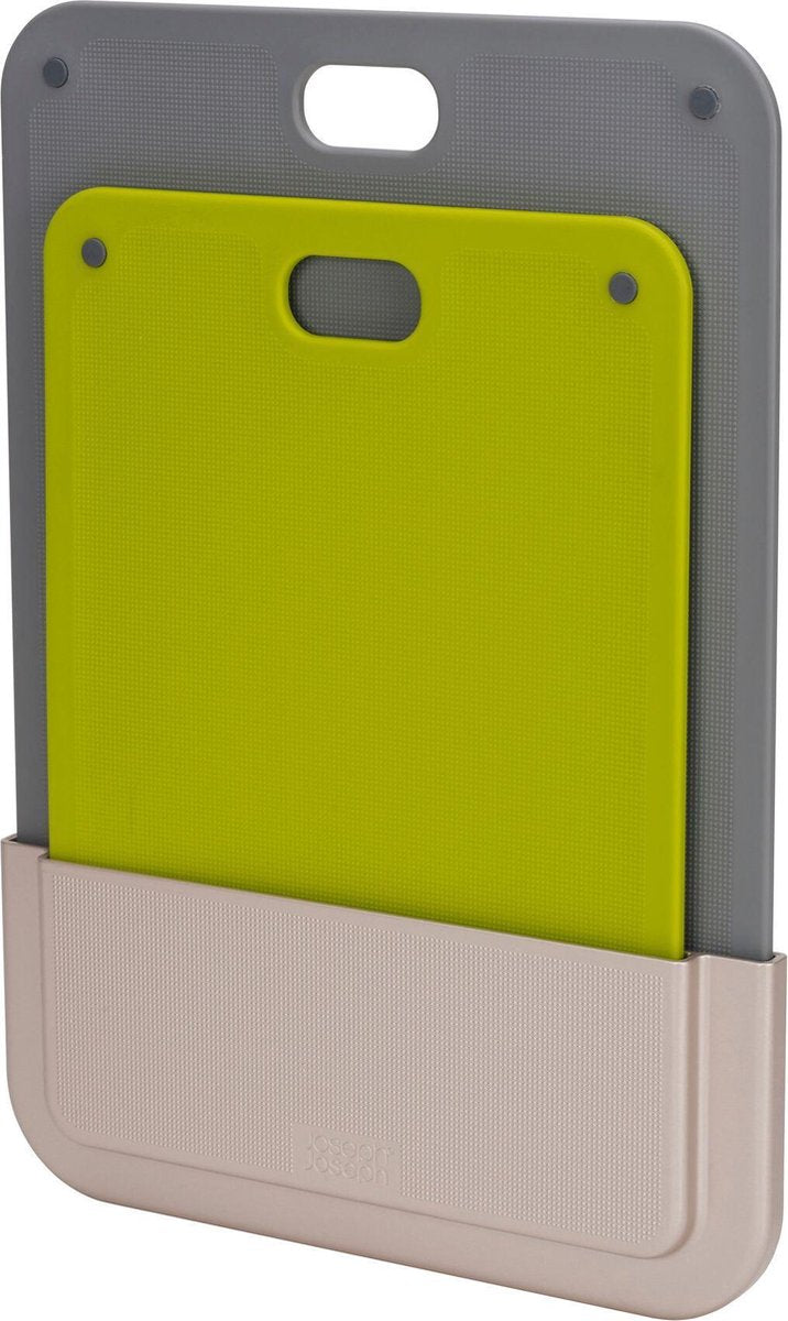 Joseph joseph - doorstore holder with 2 cutting boards - polypropylene - multicolor