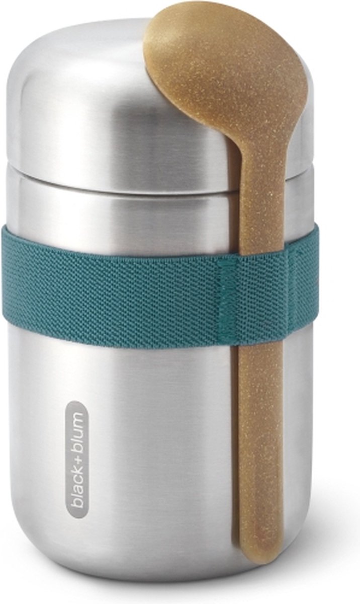 Black blum black+blum food flask - thermo voedselcontainer - 0.4ltr - blauw